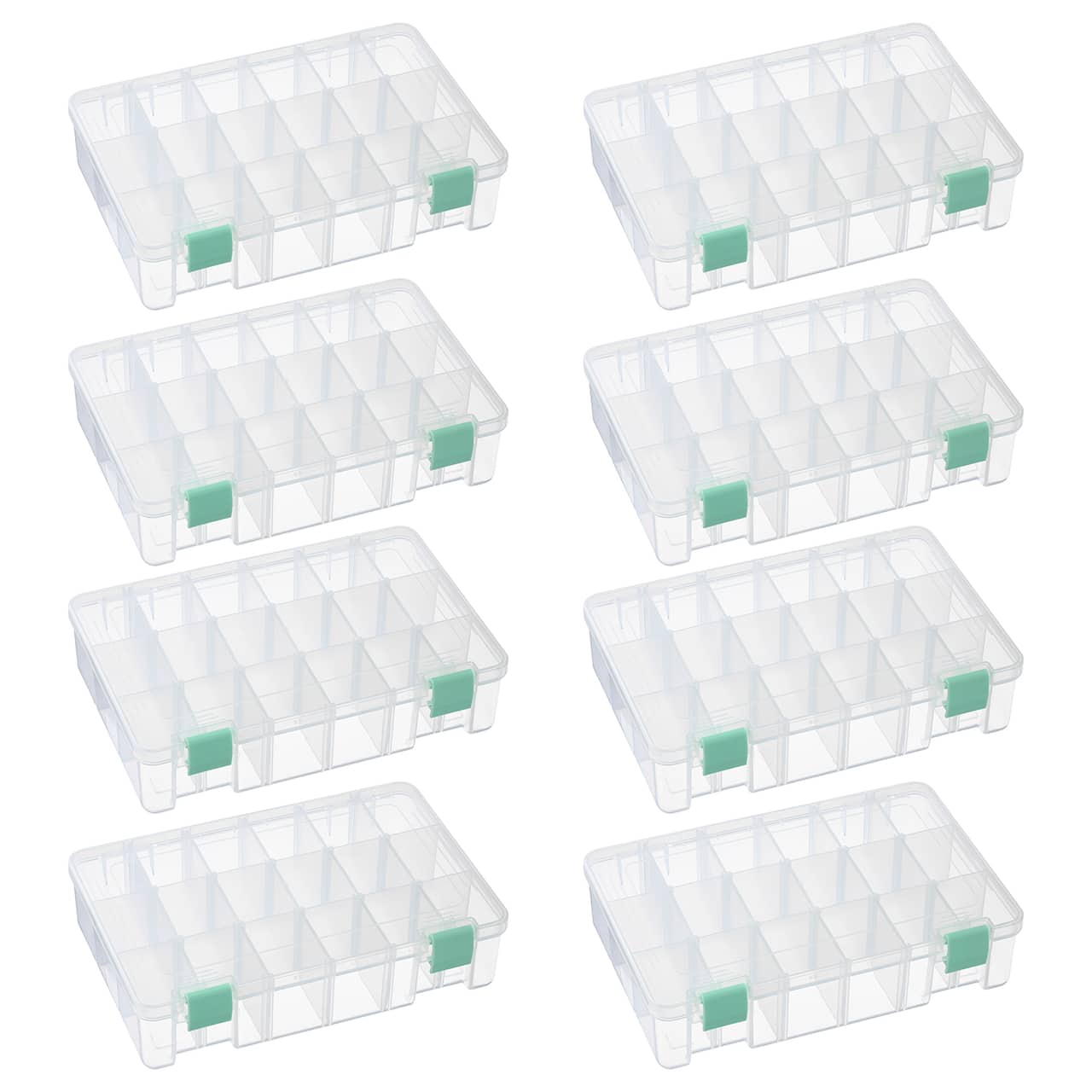8 Pack: Deep Customizable Storage Organizer by Simply Tidy®